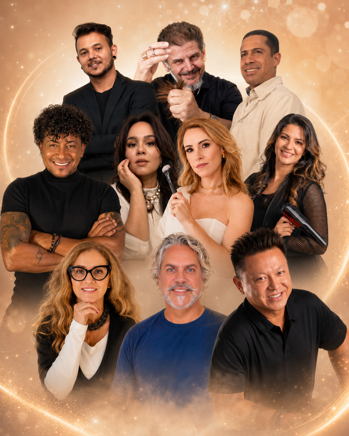 Imagem do Congresso Excelência em Beleza Expo Beauty com profissionais de cabelo, maquiagem, visagismo e formação técnica em beleza.